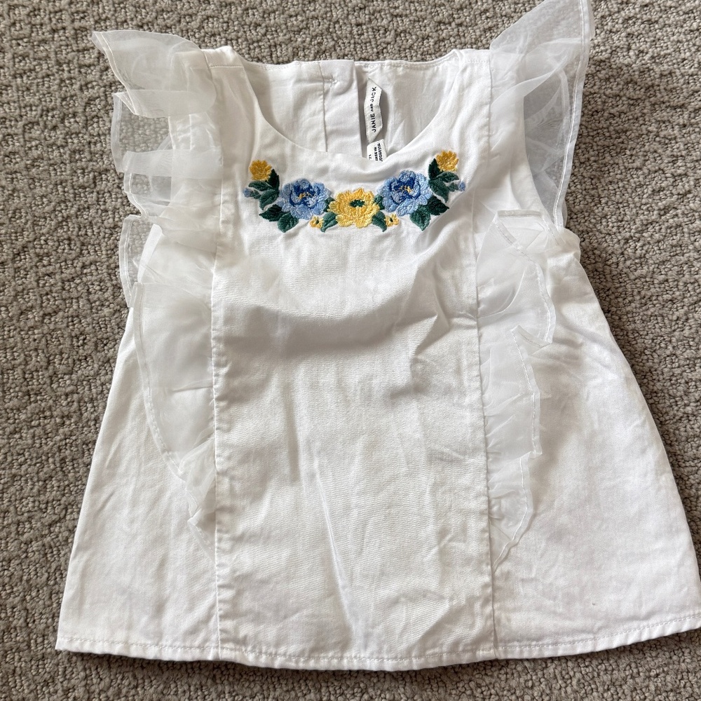 Janie and Jack Toddler 2T Girls Floral Shirt